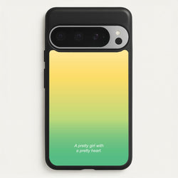 A Pretty Girl With A Pretty Heart  - Summer Phone Case for Google Pixel 9 Pro XL