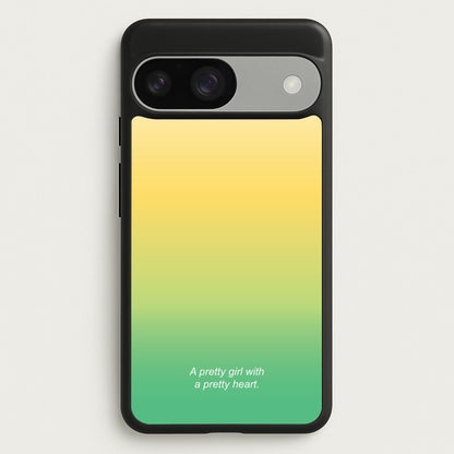 A Pretty Girl With A Pretty Heart  - Summer Phone Case for Google Pixel 9 / 9 Pro