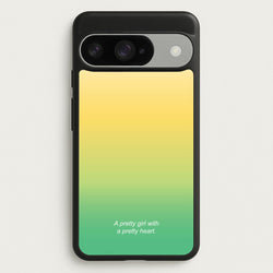 A Pretty Girl With A Pretty Heart Phone Case for Google Pixel 10 / 10 Pro