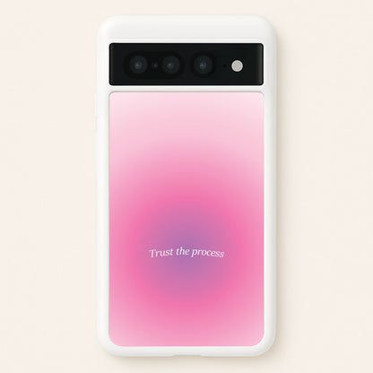 Trust The Process Pink Gradient  - Summer Phone Case for Google Pixel 7 Pro