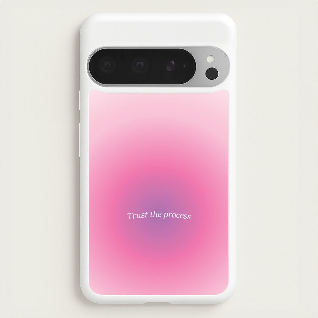 Trust The Process Pink Gradient  - Summer Phone Case for Google Pixel 9 Pro XL