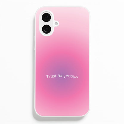 Trust The Process Pink Gradient Phone Case