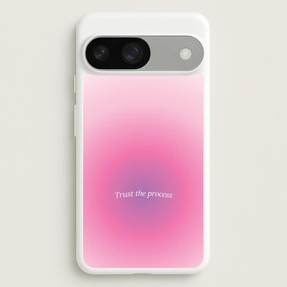 Trust The Process Pink Gradient  - Summer Phone Case for Google Pixel 9 / 9 Pro