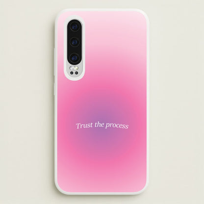 Trust The Process Pink Gradient  - Summer Phone Case for Huawei P30