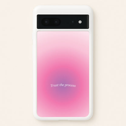 Trust The Process Pink Gradient  - Summer Phone Case for Google Pixel 7