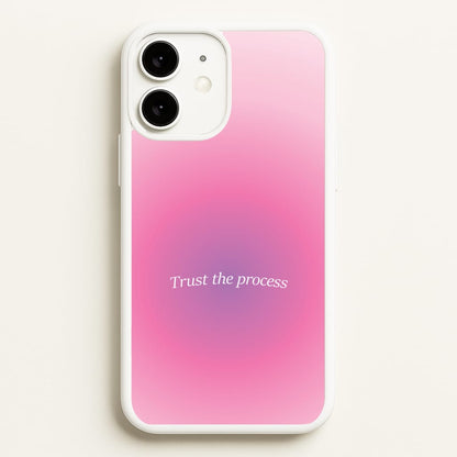 Trust The Process Pink Gradient  - Summer Phone Case for iPhone 11