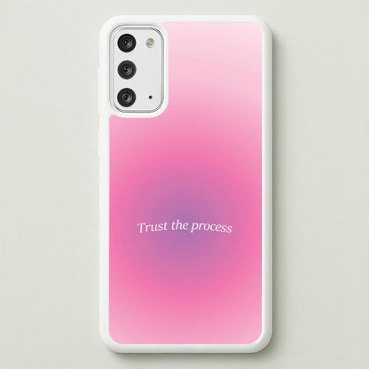 Trust The Process Pink Gradient  - Summer Phone Case for Galaxy Note 20