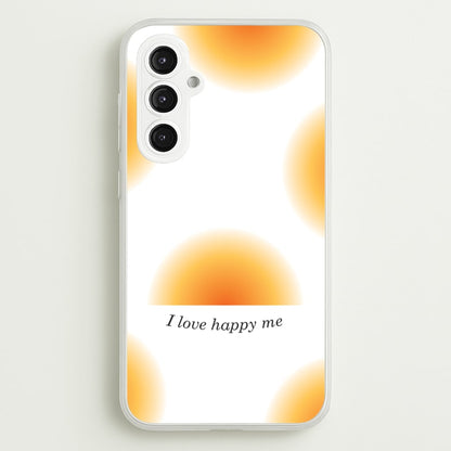 I Love Happy Me Gradient Pattern  - Summer Phone Case for Galaxy S23FE