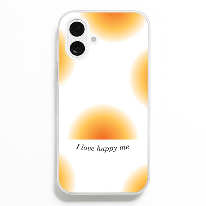 I Love Happy Me Gradient Pattern  - Summer Phone Case for iPhone 16 Plus