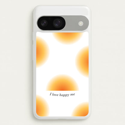 I Love Happy Me Gradient Pattern  - Summer Phone Case for Google Pixel 9 / 9 Pro