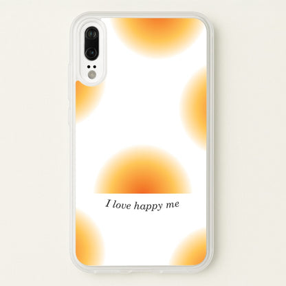 I Love Happy Me Gradient Pattern  - Summer Phone Case for Huawei P20