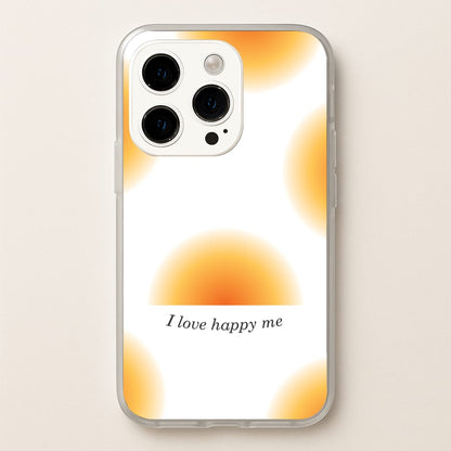 I Love Happy Me Gradient Pattern  - Summer Phone Case for iPhone 15 Pro