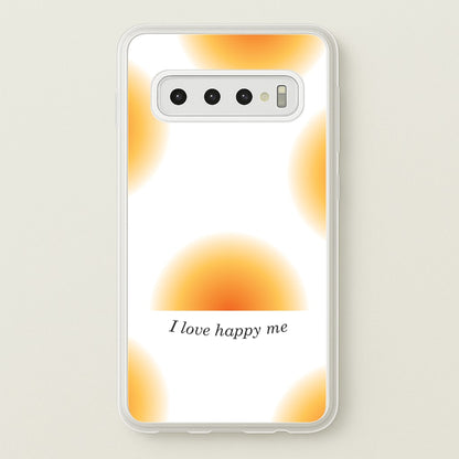 I Love Happy Me Gradient Pattern  - Summer Phone Case for Galaxy S10