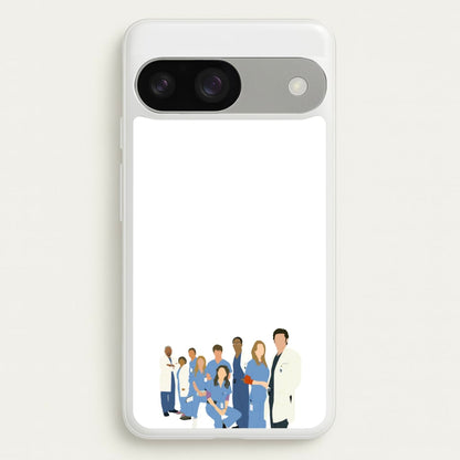 Cartoon Crew - Grey's  - Greys Anatomy Phone Case for Google Pixel 9 / 9 Pro