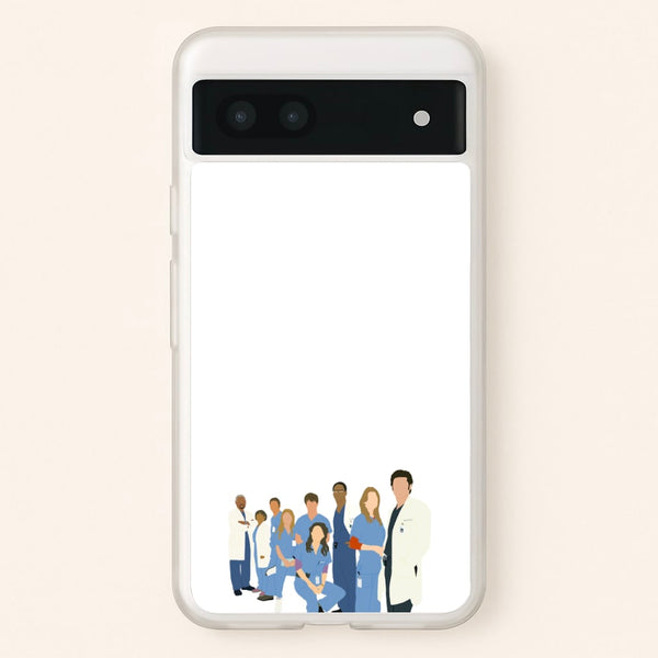 Cartoon Crew - Grey's  - Greys Anatomy Phone Case for Google Pixel 7a