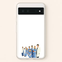 Cartoon Crew - Grey's  - Greys Anatomy Phone Case for Google Pixel 6
