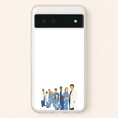Cartoon Crew - Grey's  - Greys Anatomy Phone Case for Google Pixel 6