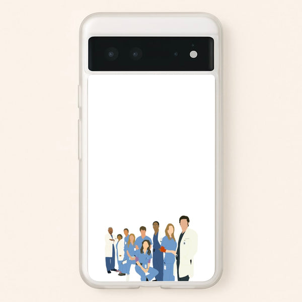 Cartoon Crew - Grey's  - Greys Anatomy Phone Case for Google Pixel 6
