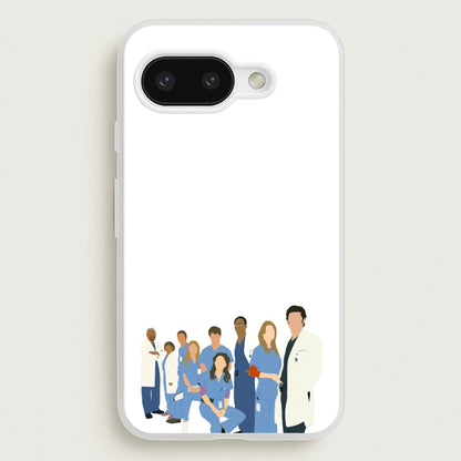 Cartoon Crew - Grey's  - Greys Anatomy Phone Case for Google Pixel 9a