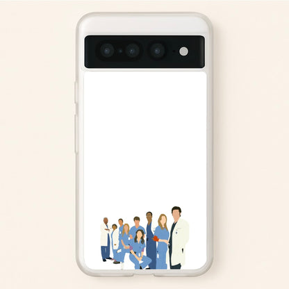 Cartoon Crew - Grey's  - Greys Anatomy Phone Case for Google Pixel 7 Pro
