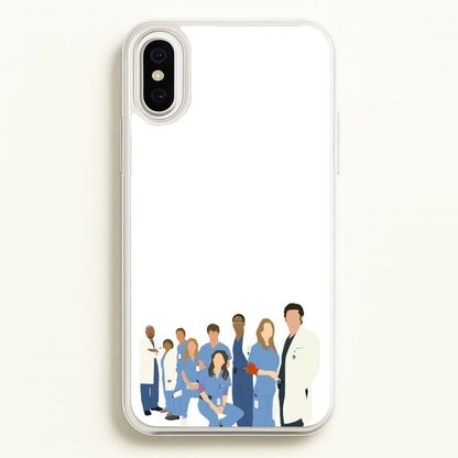 Cartoon Crew - Grey's  - Greys Anatomy Phone Case for iPhone XS Max