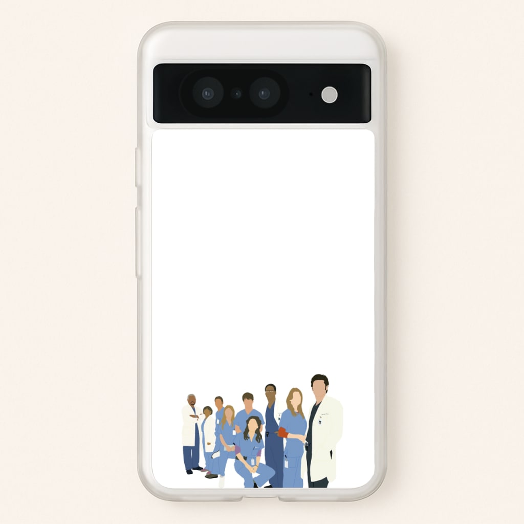 Cartoon Crew - Grey's  - Greys Anatomy Phone Case for Google Pixel 8