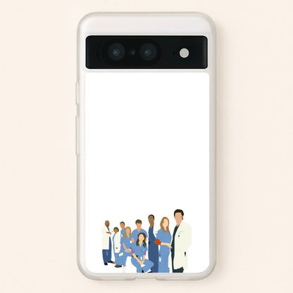 Cartoon Crew - Grey's  - Greys Anatomy Phone Case for Google Pixel 8