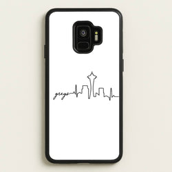 Grey's Skyline - Grey's  - Greys Anatomy Phone Case for Galaxy S9