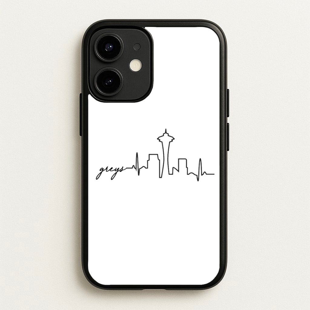 Grey's Skyline - Grey's  - Greys Anatomy Phone Case for iPhone 12 / 12 Pro