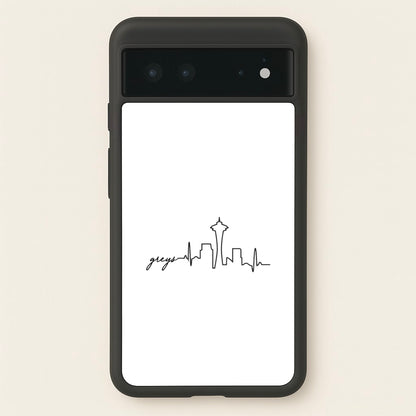 Grey's Skyline - Grey's  - Greys Anatomy Phone Case for Google Pixel 6