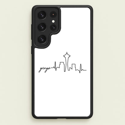 Grey's Skyline - Grey's  - Greys Anatomy Phone Case for Galaxy S22 Ultra