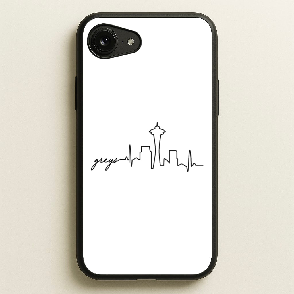 Grey's Skyline - Grey's  - Greys Anatomy Phone Case for iPhone 16e
