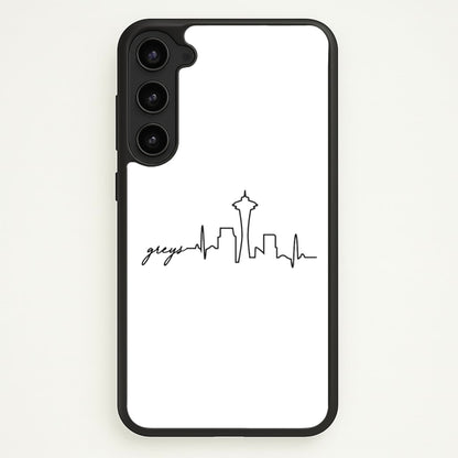 Grey's Skyline - Grey's  - Greys Anatomy Phone Case for Galaxy S23