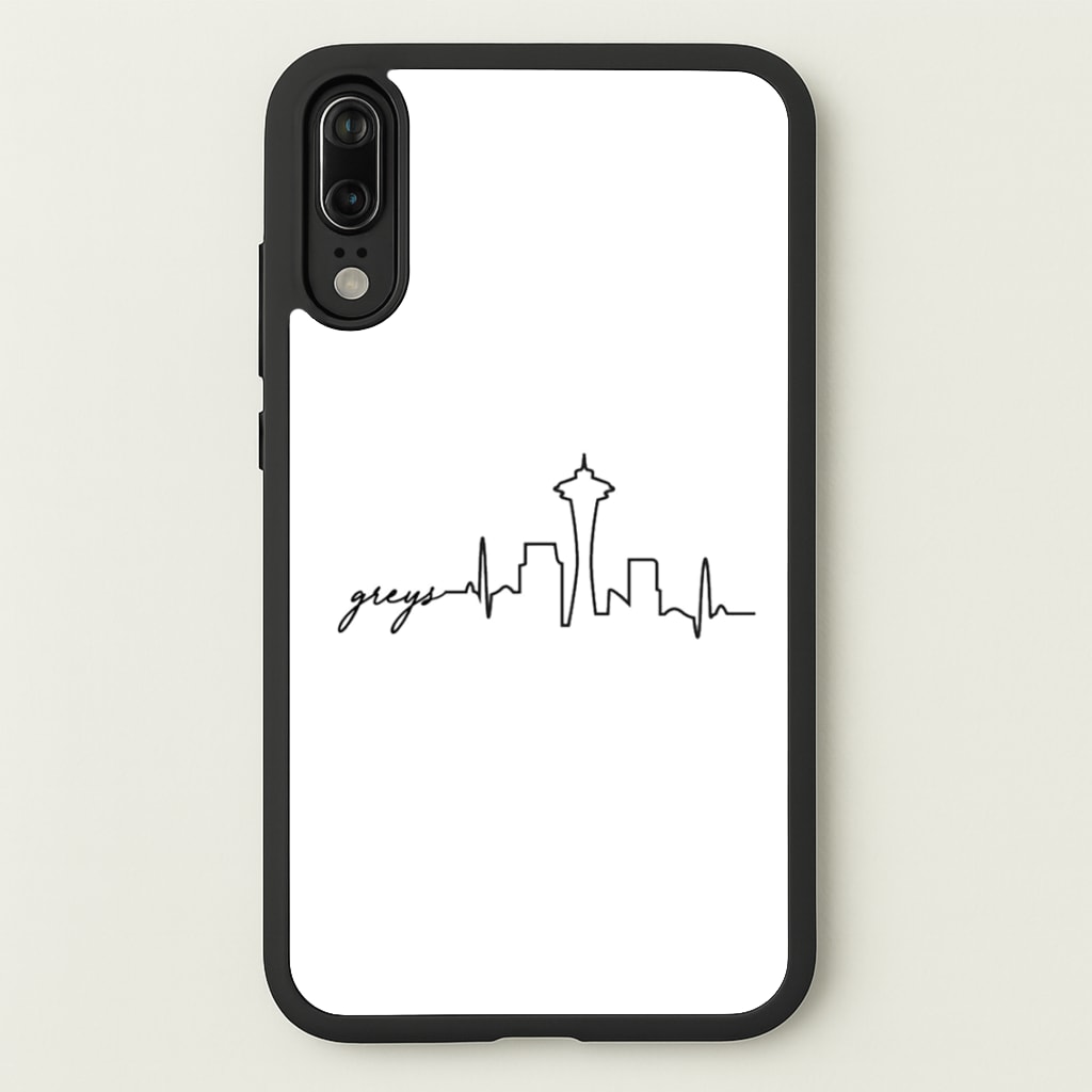 Grey's Skyline - Grey's  - Greys Anatomy Phone Case for Huawei P20