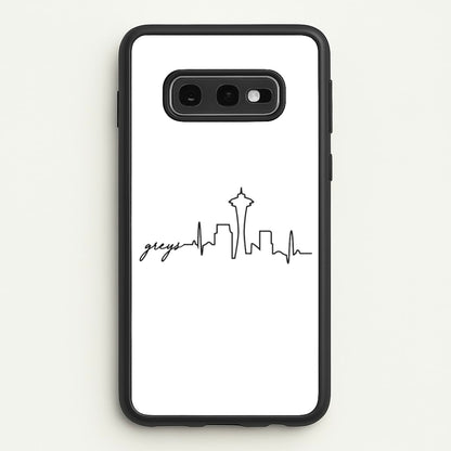 Grey's Skyline - Grey's  - Greys Anatomy Phone Case for Galaxy S10e