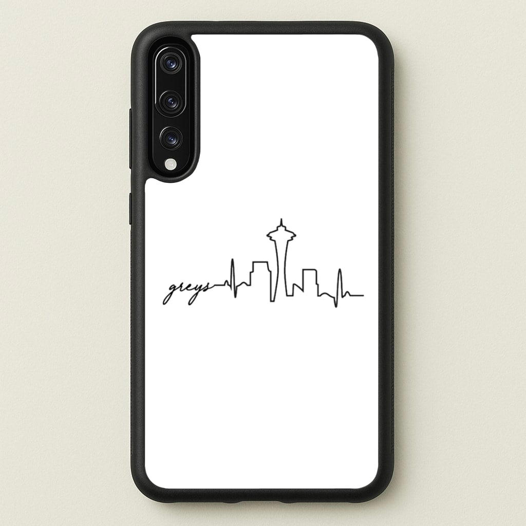 Grey's Skyline - Grey's  - Greys Anatomy Phone Case for Huawei P20 Pro