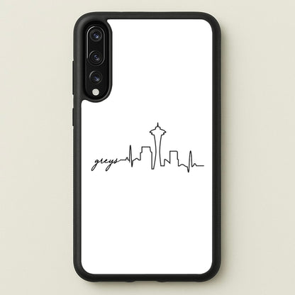 Grey's Skyline - Grey's  - Greys Anatomy Phone Case for Huawei P20 Pro