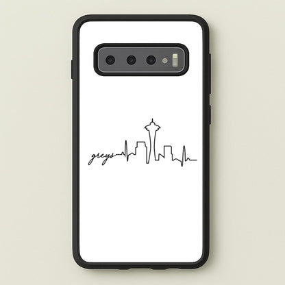 Grey's Skyline - Grey's  - Greys Anatomy Phone Case for Galaxy S10