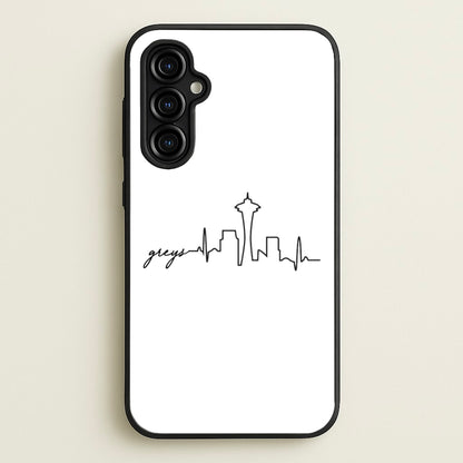 Grey's Skyline - Grey's  - Greys Anatomy Phone Case for Galaxy A54