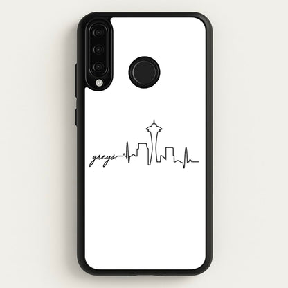 Grey's Skyline - Grey's  - Greys Anatomy Phone Case for Huawei P30 Lite