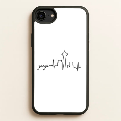 Grey's Skyline - Grey's  - Greys Anatomy Phone Case for iPhone 6 / 7 / 8 / SE