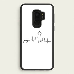 Grey's Skyline - Grey's  - Greys Anatomy Phone Case for Galaxy S9 Plus
