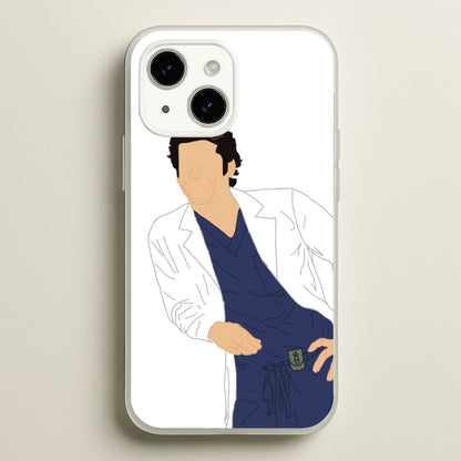 Derek Shepherd - Grey's  - Greys Anatomy Phone Case for iPhone 15