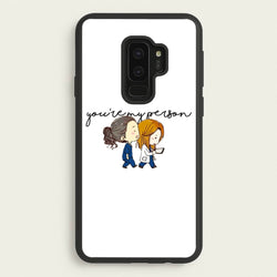 You're My Person Cartoon - Grey's  - Greys Anatomy Phone Case for Galaxy S9 Plus