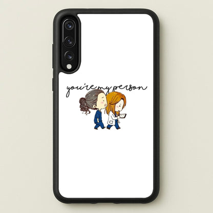 You're My Person Cartoon - Grey's  - Greys Anatomy Phone Case for Huawei P20 Pro