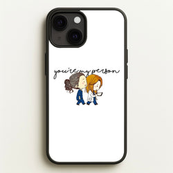You're My Person Cartoon - Grey's  - Greys Anatomy Phone Case for iPhone 13 Mini