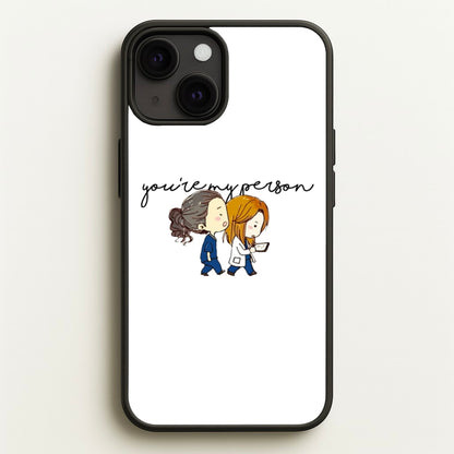 You're My Person Cartoon - Grey's  - Greys Anatomy Phone Case for iPhone 13 Mini