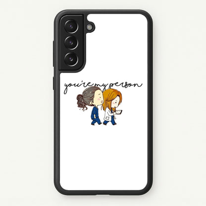 You're My Person Cartoon - Grey's  - Greys Anatomy Phone Case for Galaxy S22 Plus