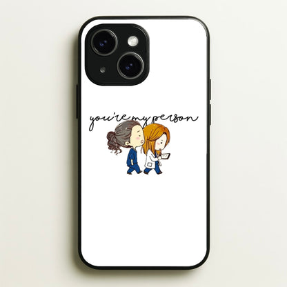 You're My Person Cartoon - Grey's  - Greys Anatomy Phone Case for iPhone 15