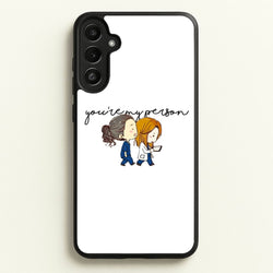 You're My Person Cartoon - Grey's  - Greys Anatomy Phone Case for Galaxy A36